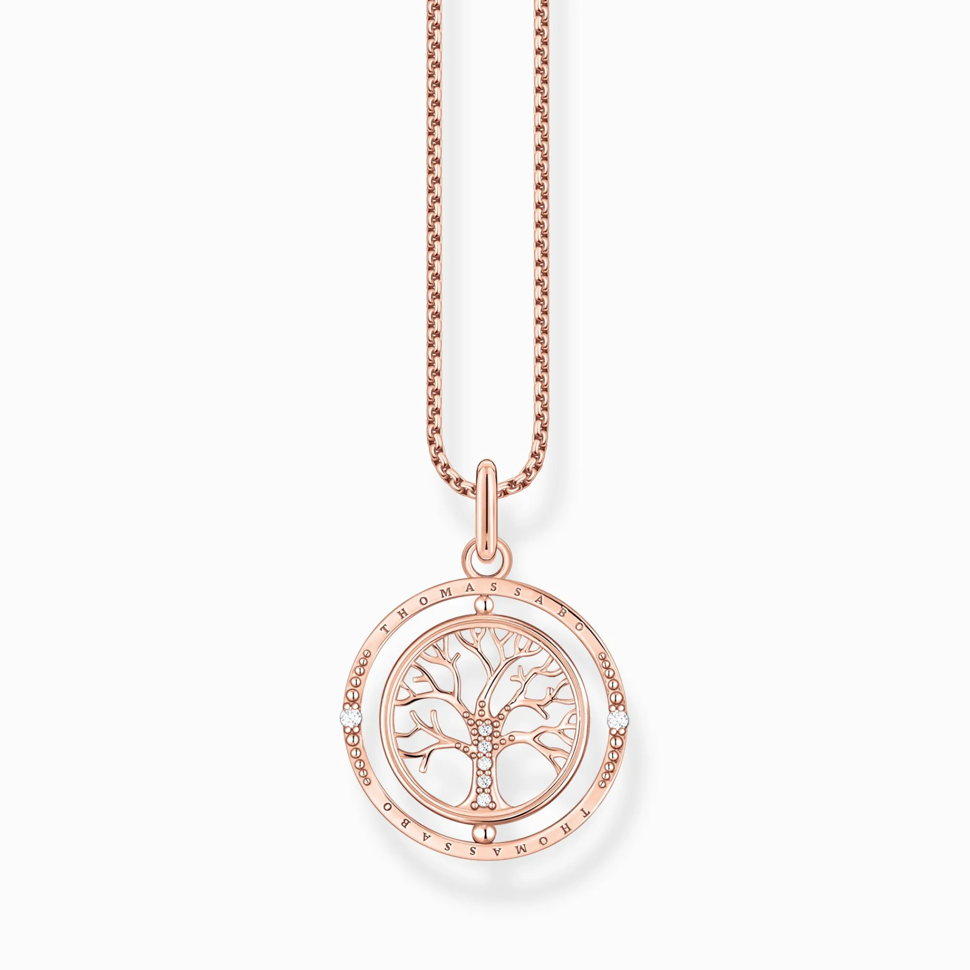 Women THOMAS SABO Necklaces-Necklace Tree of love rose gold