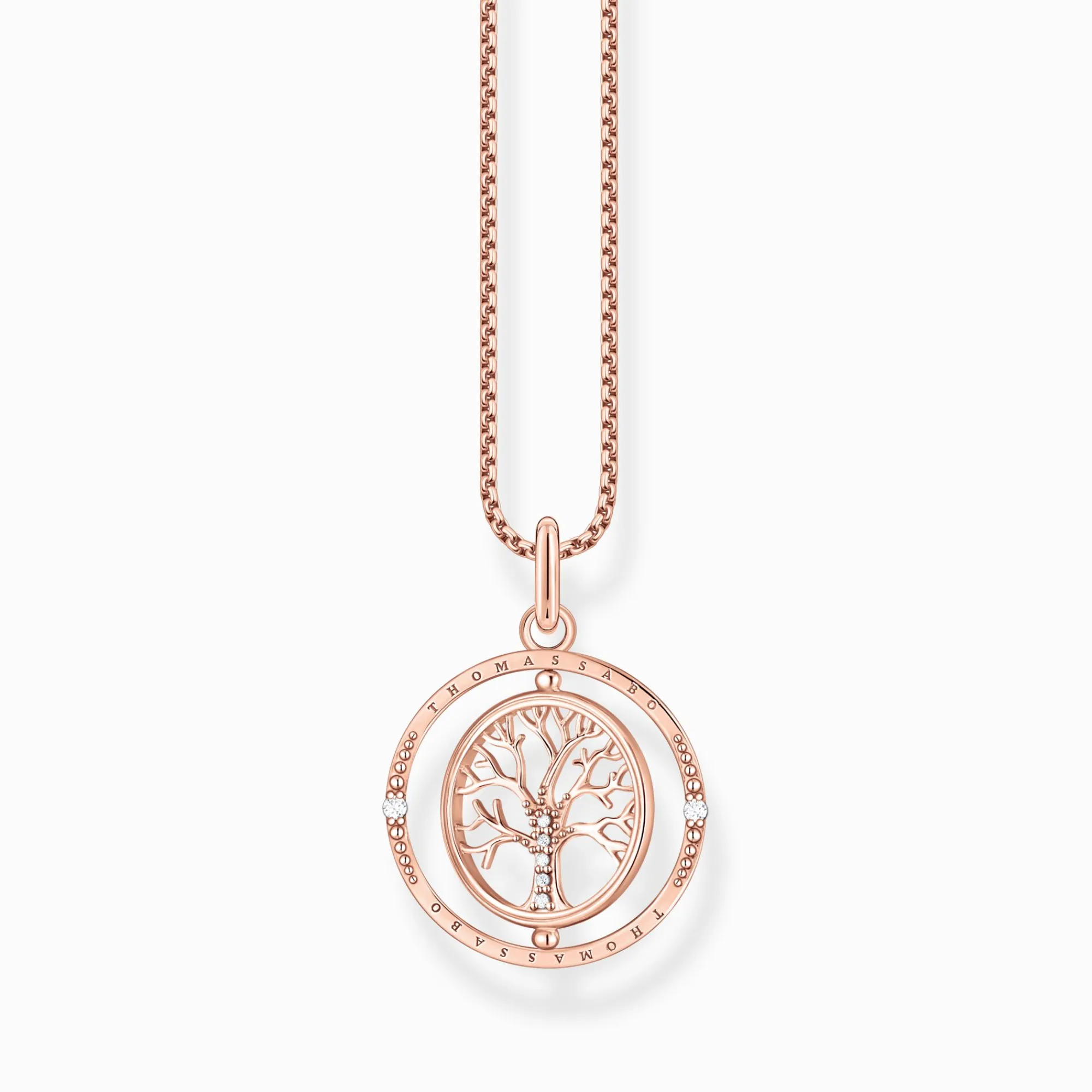 Women THOMAS SABO Necklaces-Necklace Tree of love rose gold