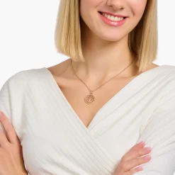 Women THOMAS SABO Necklaces-Necklace Tree of love rose gold