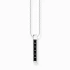 Women THOMAS SABO Necklaces-Necklace with black stones silver