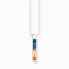 Women THOMAS SABO Necklaces|925 Silver-Necklace with colourful stones silver
