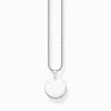 Women THOMAS SABO Necklaces-Necklace with disc silver