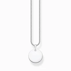 Women THOMAS SABO Necklaces-Necklace with disc silver