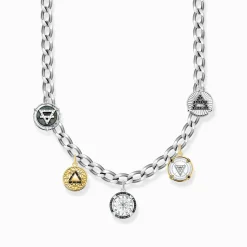 Women THOMAS SABO Necklaces|Necklaces & Chains-Necklace with discs Elements of Nature silver