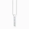 Women THOMAS SABO Necklaces-Necklace with white stones silver