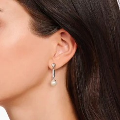 Women THOMAS SABO Earrings-Pearl earrings
