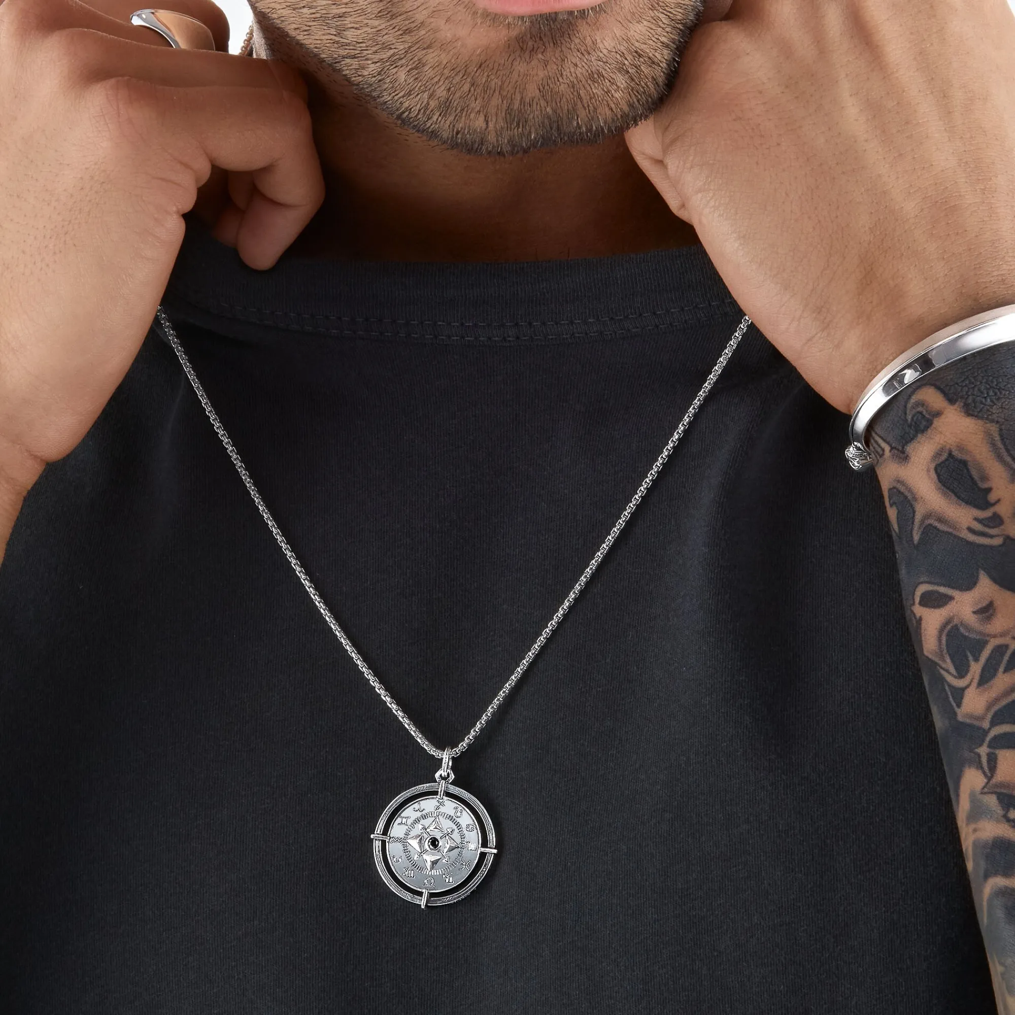 Women THOMAS SABO Pendants|Pendants-Pendant amulet elements of nature silver