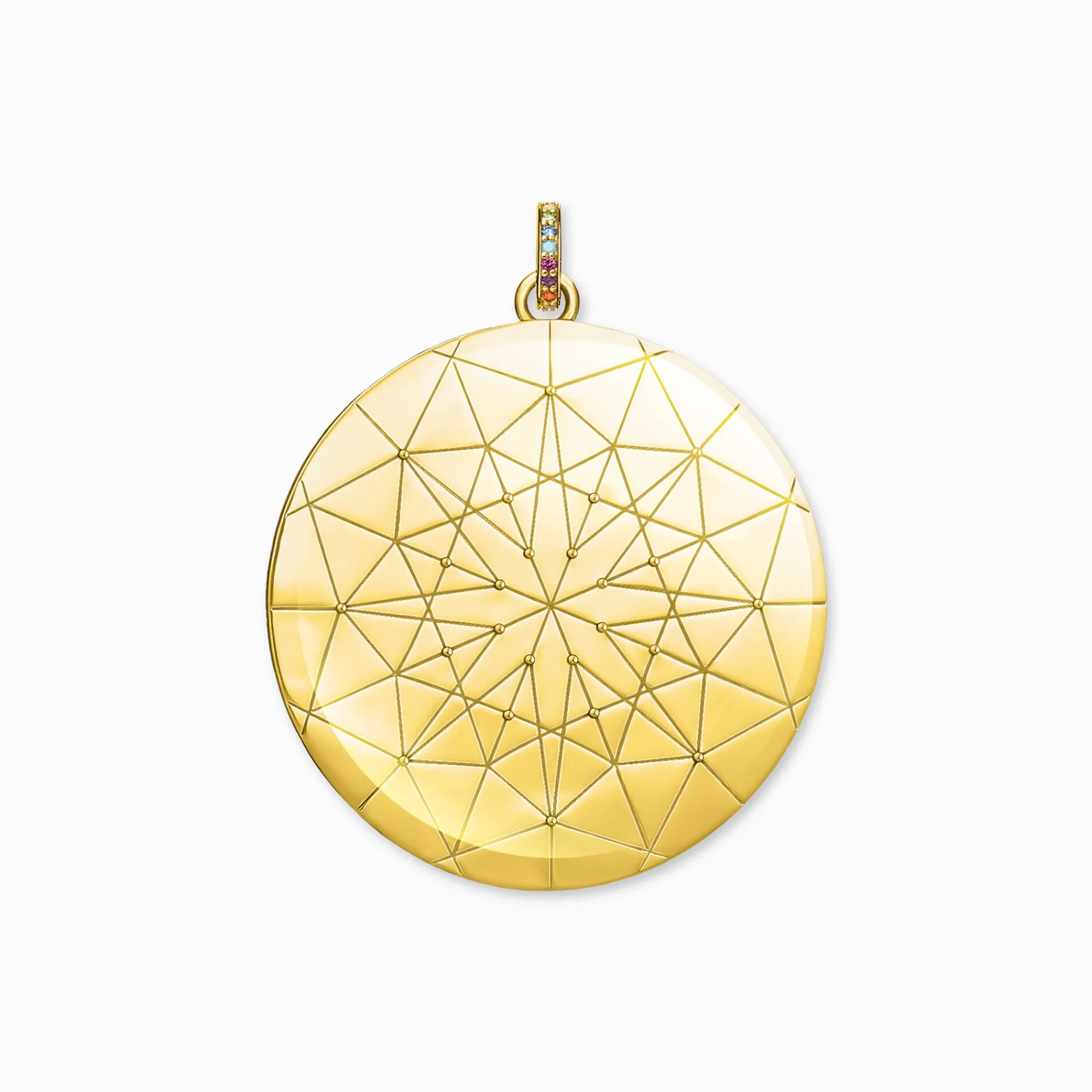 Women THOMAS SABO Pendants|18-Carat Gold-Plating - 925 Silver-Pendant amulet magical lucky symbols