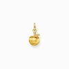 Women THOMAS SABO Pendants|18-Carat Gold-Plating - 925 Silver-Pendant apple gold