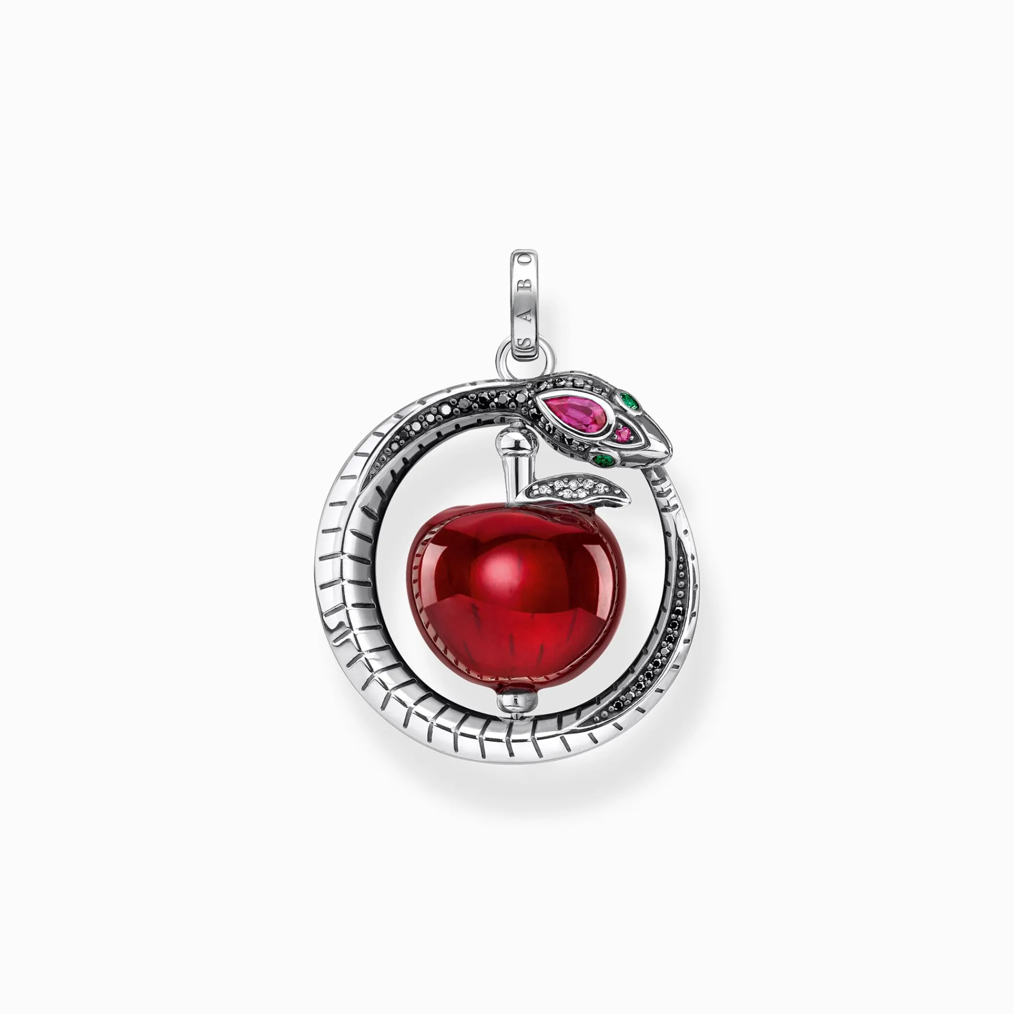 Women THOMAS SABO Pendants-Pendant apple with snake silver