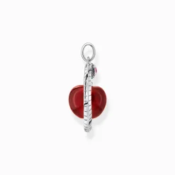 Women THOMAS SABO Pendants-Pendant apple with snake silver