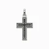 Women THOMAS SABO Pendants|Pendants-Pendant black cross pavé