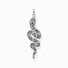 Women THOMAS SABO Pendants|Pendants-Pendant blackened snake