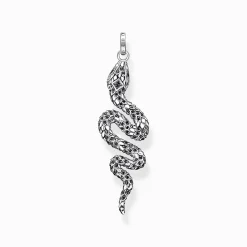 Women THOMAS SABO Pendants|Pendants-Pendant blackened snake
