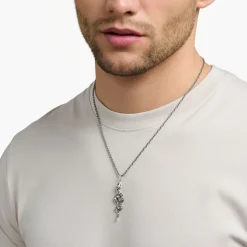 Women THOMAS SABO Pendants|Pendants-Pendant blackened snake