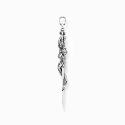 Women THOMAS SABO Pendants|Pendants-Pendant blackened sword with snake