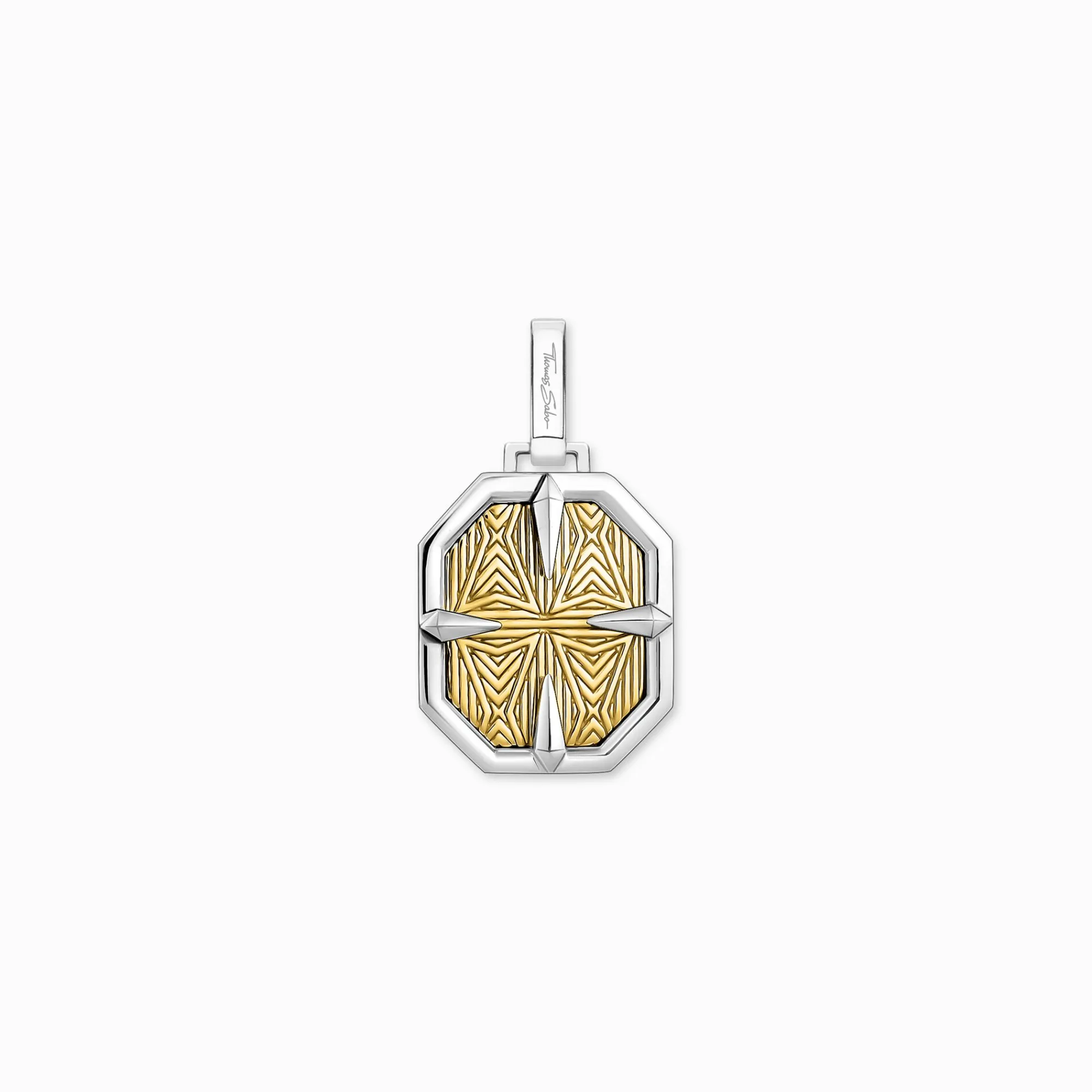 Women THOMAS SABO Pendants|18-Carat Gold-Plating - 925 Silver-Pendant compass gold