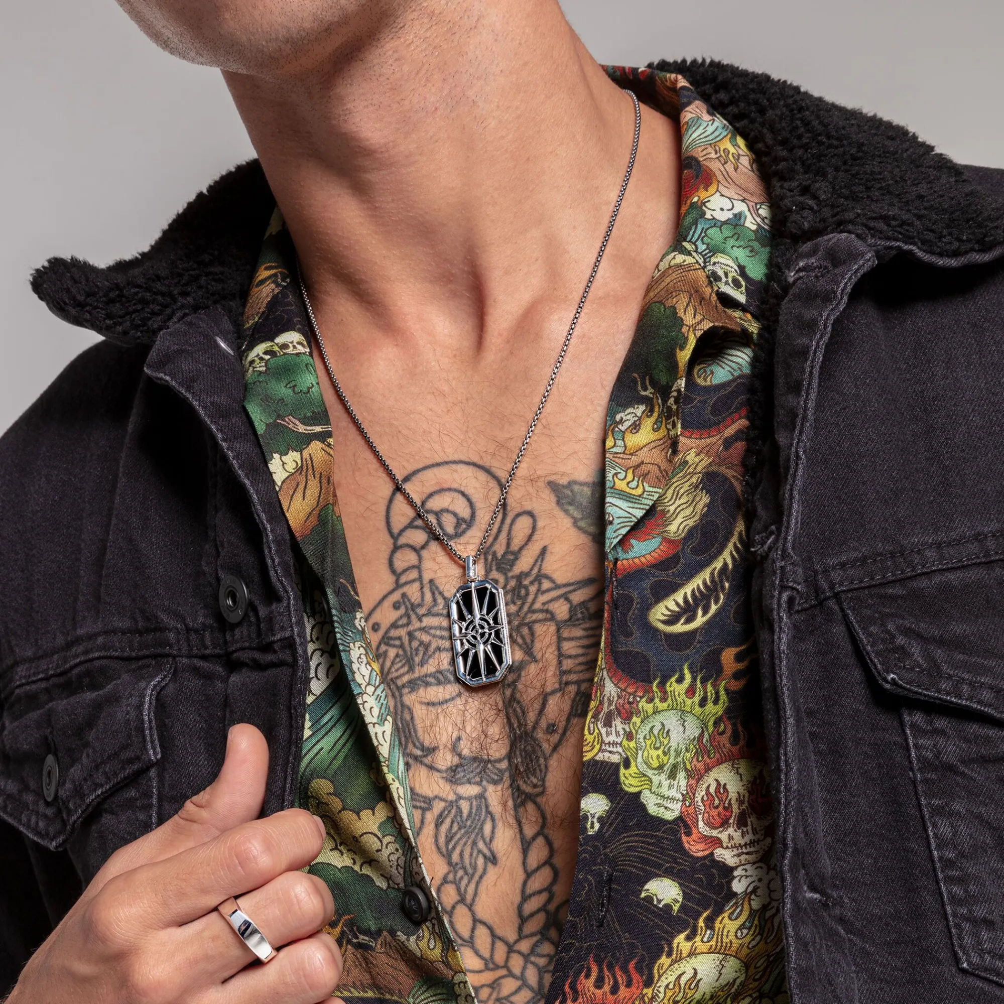 Women THOMAS SABO Pendants|Pendants-Pendant compass star black
