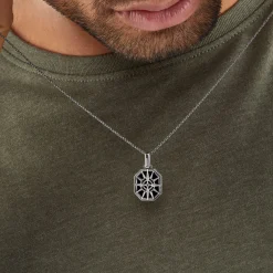 Women THOMAS SABO Pendants|Pendants-Pendant compass star black