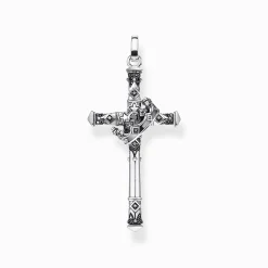 Women THOMAS SABO Pendants|Pendants-Pendant cross and crown