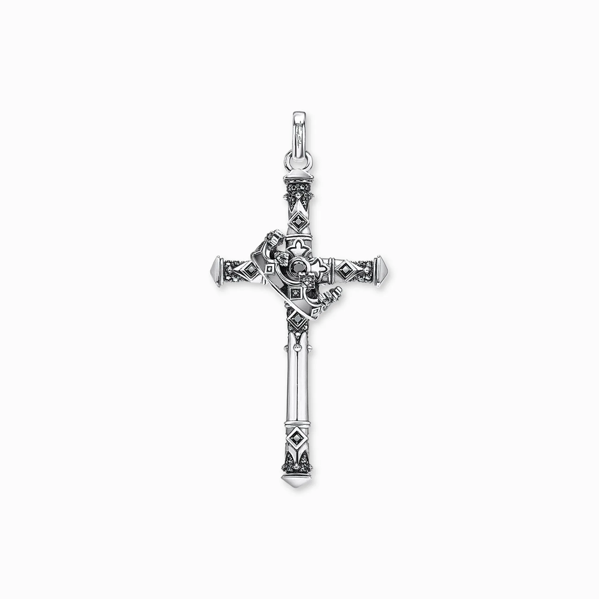 Women THOMAS SABO Pendants|Pendants-Pendant cross and crown