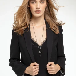 Women THOMAS SABO Pendants|Pendants-Pendant cross and crown