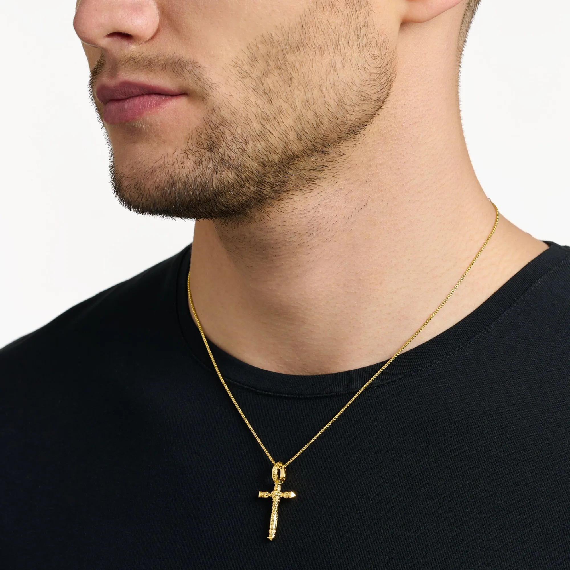 Women THOMAS SABO Pendants|Pendants-Pendant cross gold