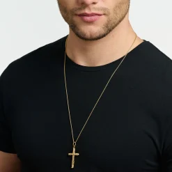 Women THOMAS SABO Pendants|Pendants-Pendant cross gold