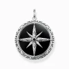 Women THOMAS SABO Pendants|Pendants-Pendant Elements of Nature silver