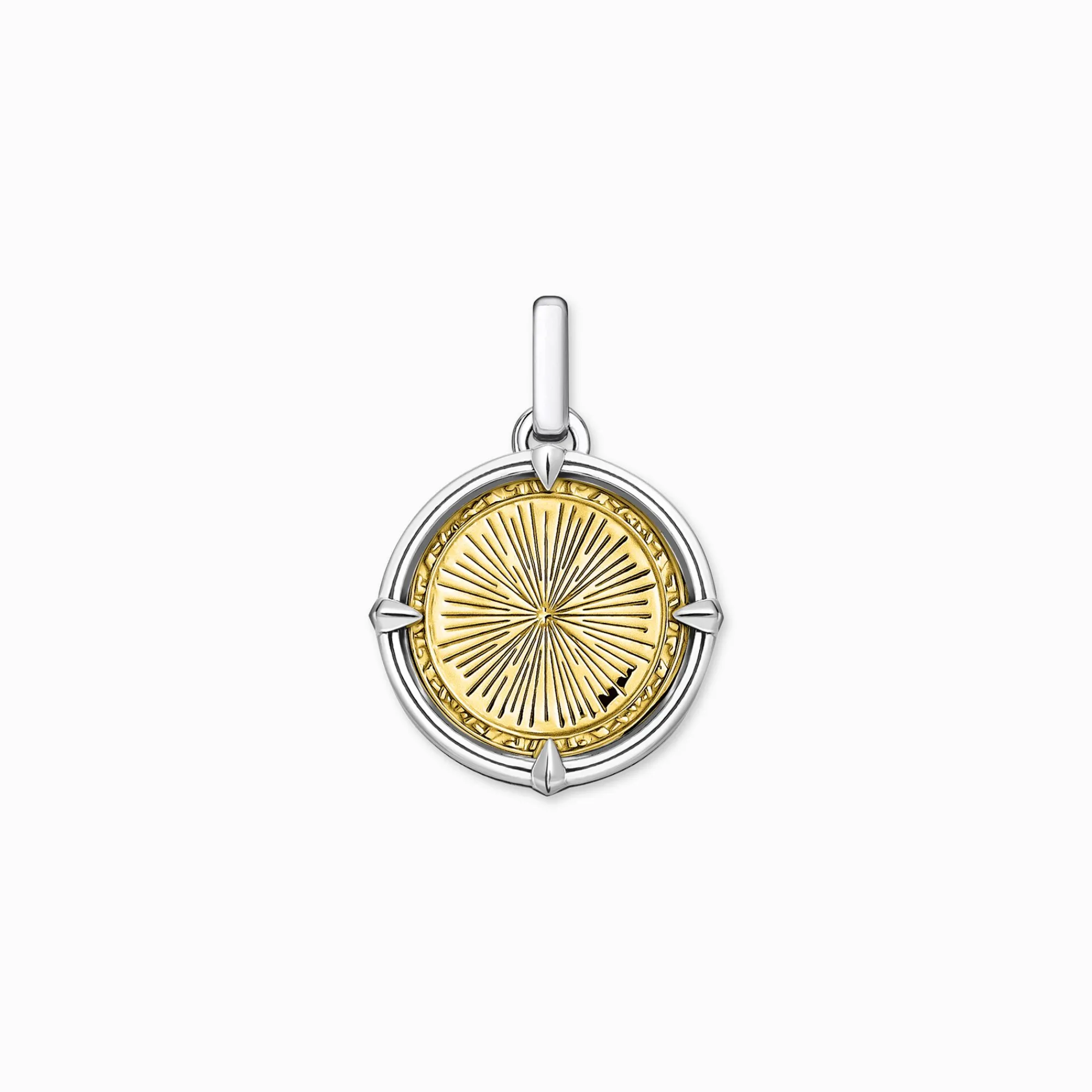 Women THOMAS SABO Pendants|18-Carat Gold-Plating - 925 Silver-Pendant faith, love, hope