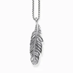 Women THOMAS SABO Pendants|Pendants-Pendant feather