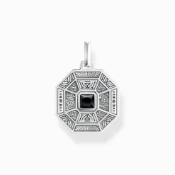Women THOMAS SABO Pendants|Pendants-Pendant lucky charm with black onyx silver