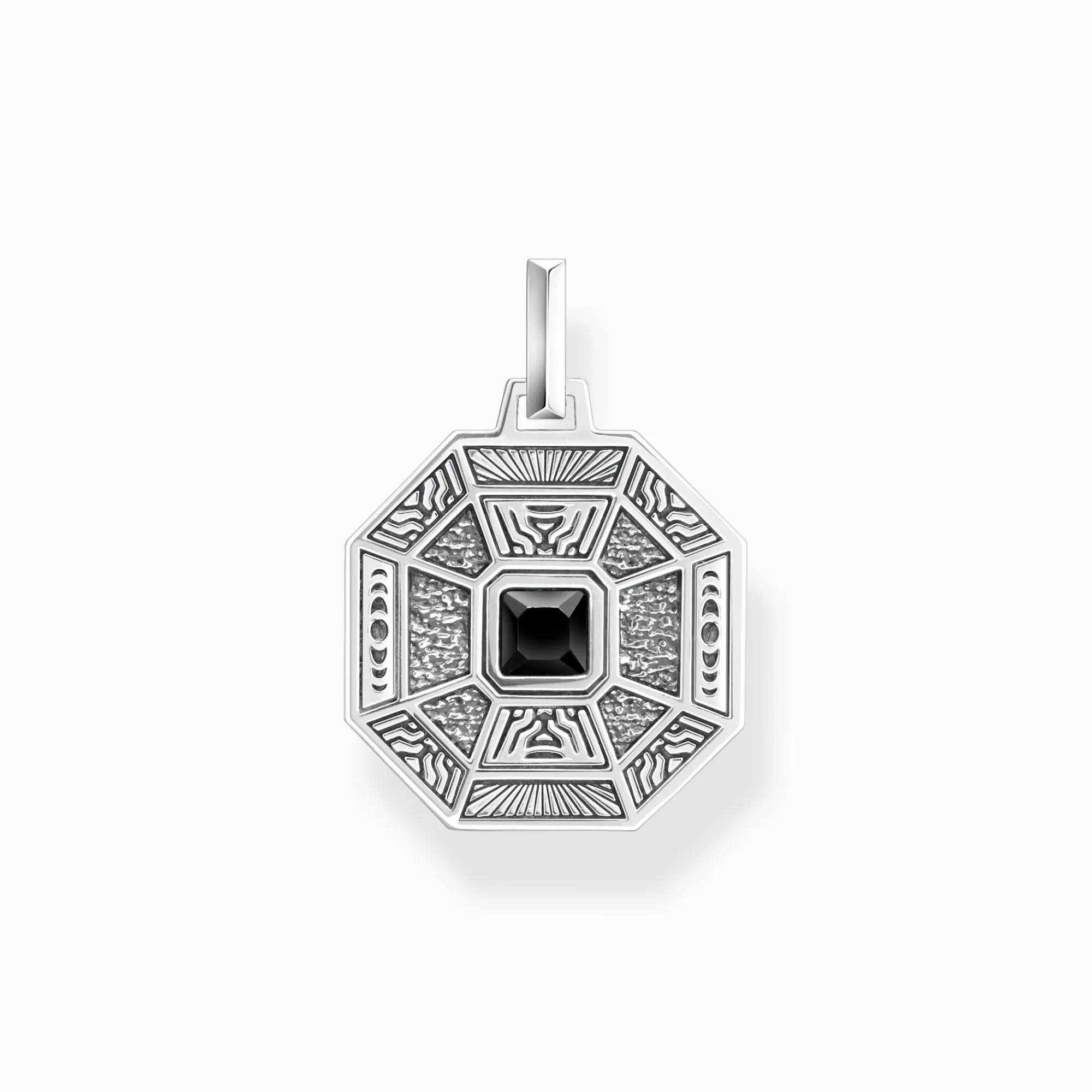 Women THOMAS SABO Pendants|Pendants-Pendant lucky charm with black onyx silver