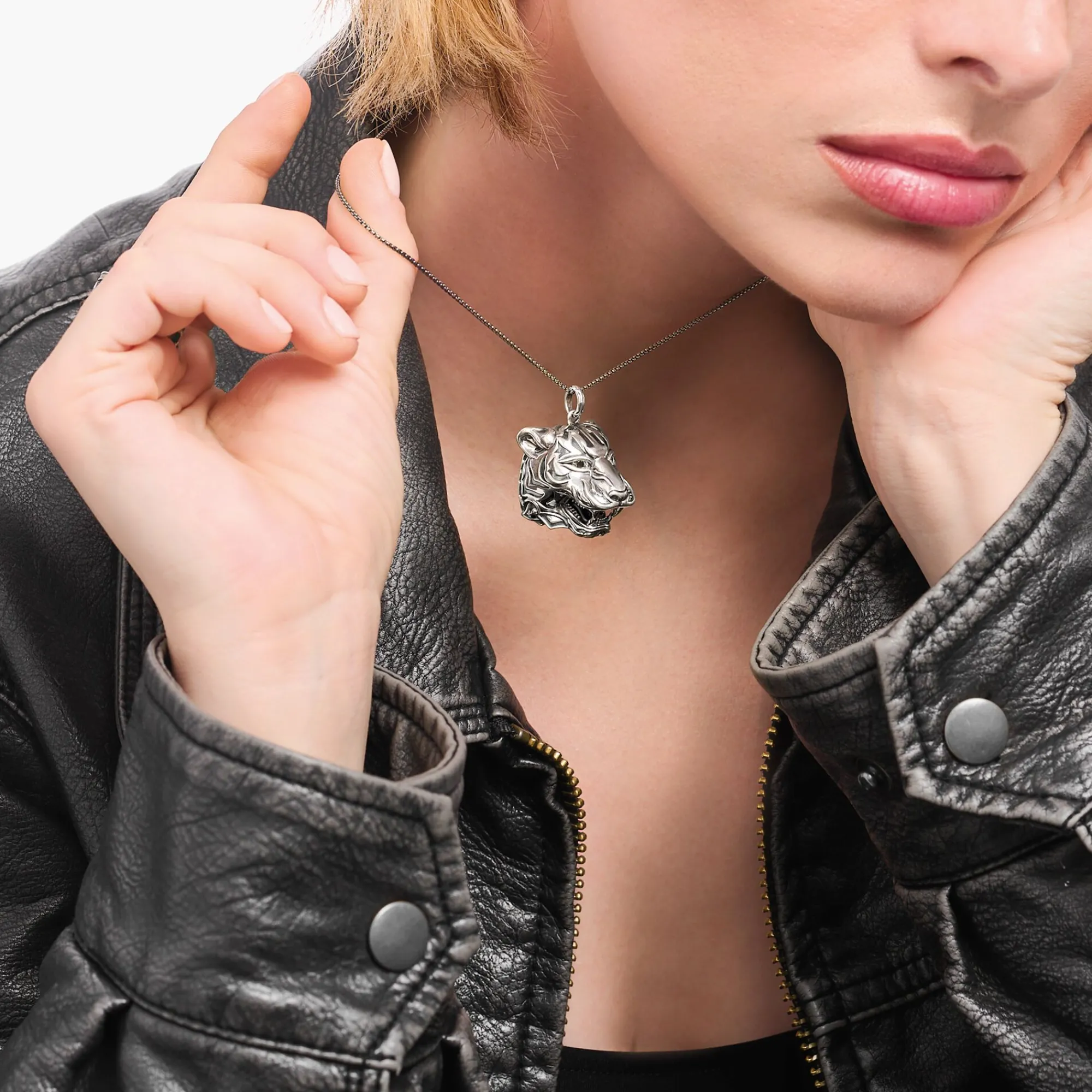 Women THOMAS SABO Pendants|Pendants-Pendant tiger silver