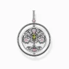 Women THOMAS SABO Pendants-Pendant Tree of Love silver colourful stones