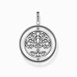 Women THOMAS SABO Pendants-Pendant Tree of Love silver colourful stones