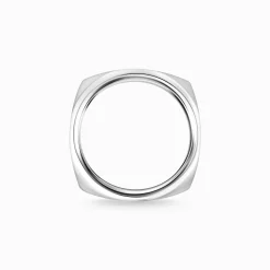 Women THOMAS SABO Rings|Rings-Ring angular silver
