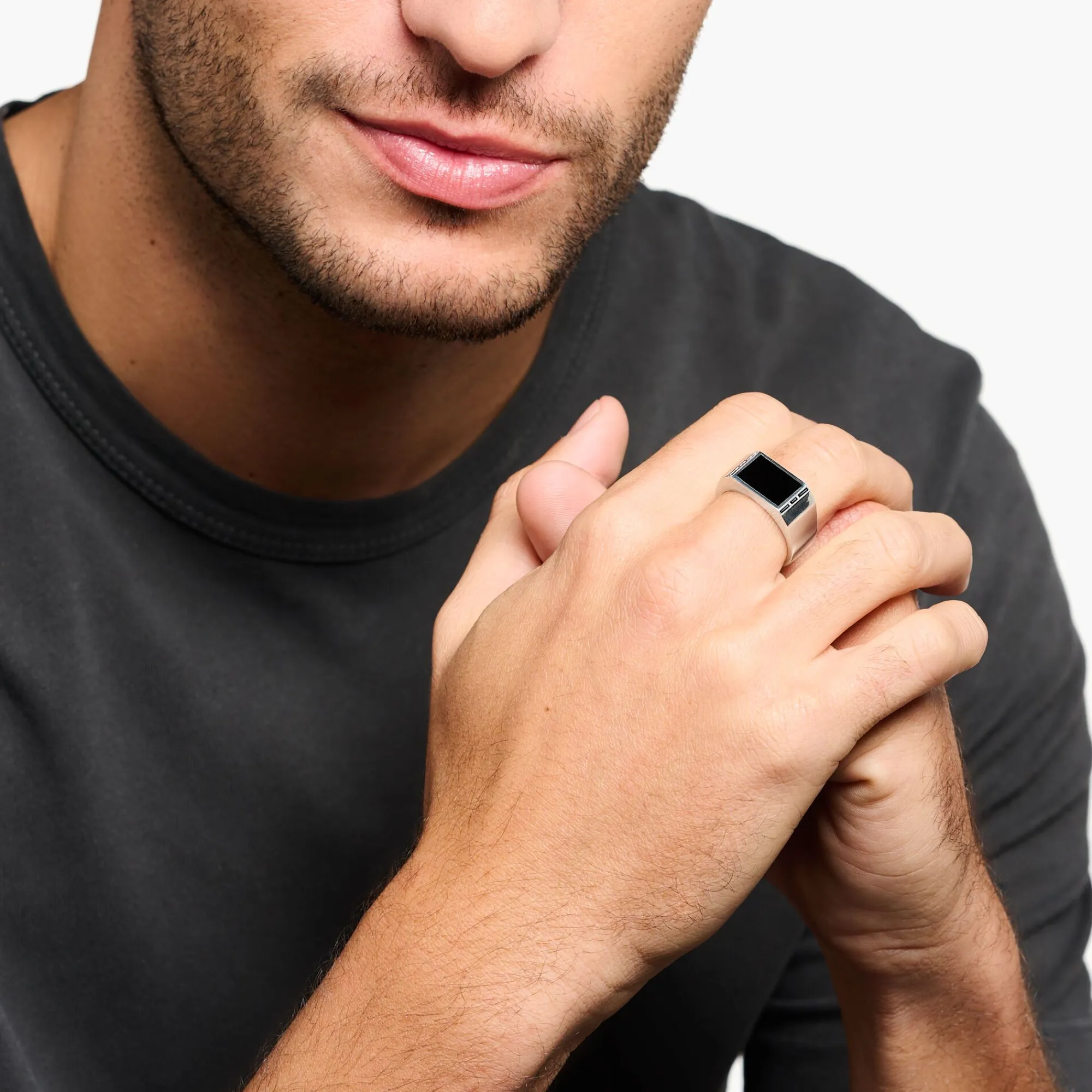 Women THOMAS SABO Rings|Rings-Ring black