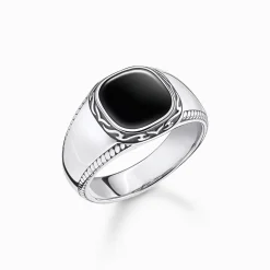 Women THOMAS SABO Rings|Rings-Ring black