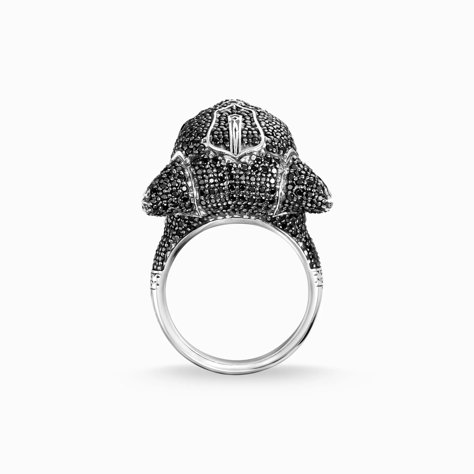 Women THOMAS SABO Rings|Rings-Ring Black Cat