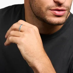 Women THOMAS SABO Rings|Rings-Ring black stones, silver