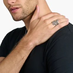 Women THOMAS SABO Rings|Rings-Ring blackened snake