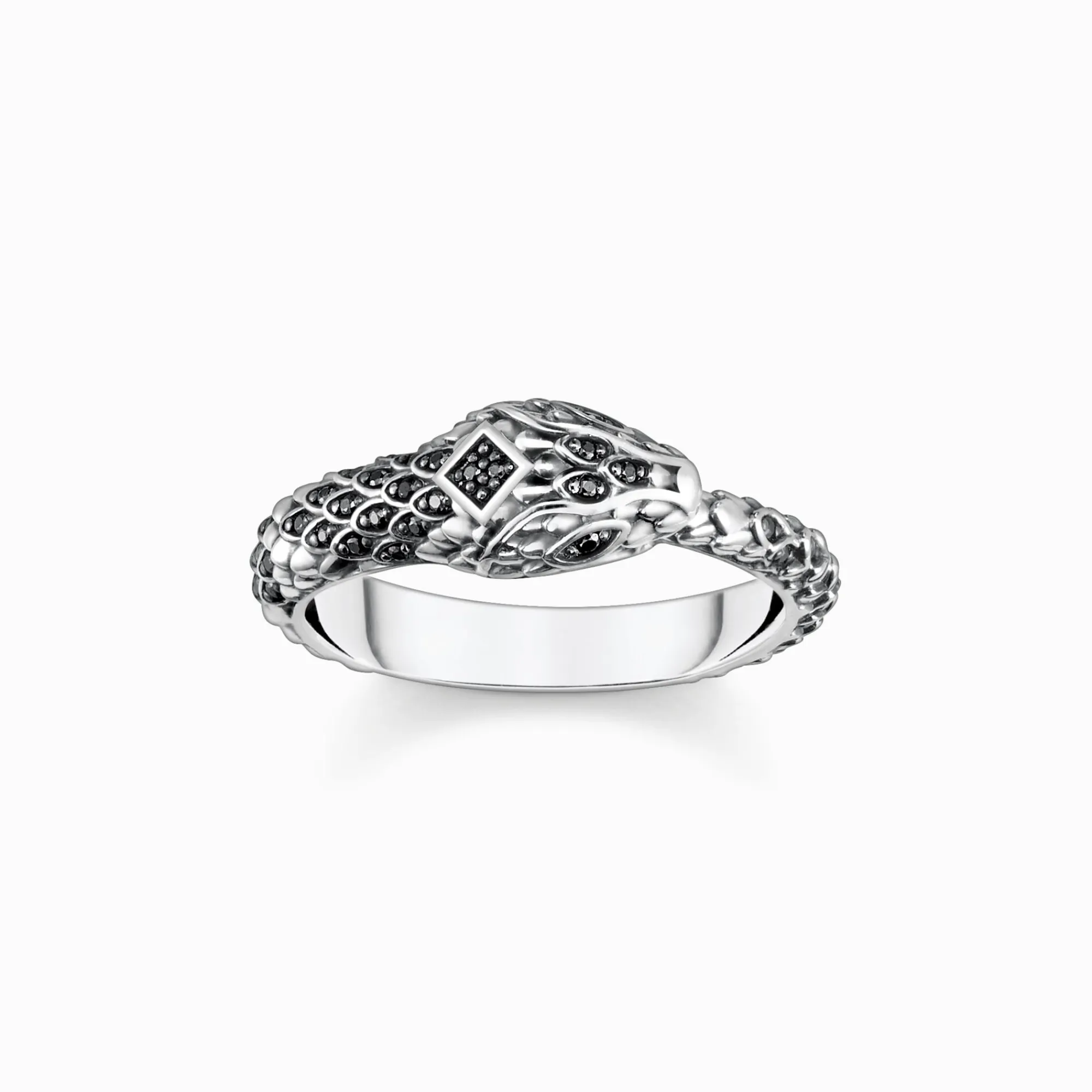 Women THOMAS SABO Rings|Rings-Ring blackened snake