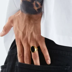 Women THOMAS SABO Rings|Rings-Ring black-gold