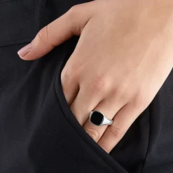 Women THOMAS SABO Rings|925 Silver-Ring classic black