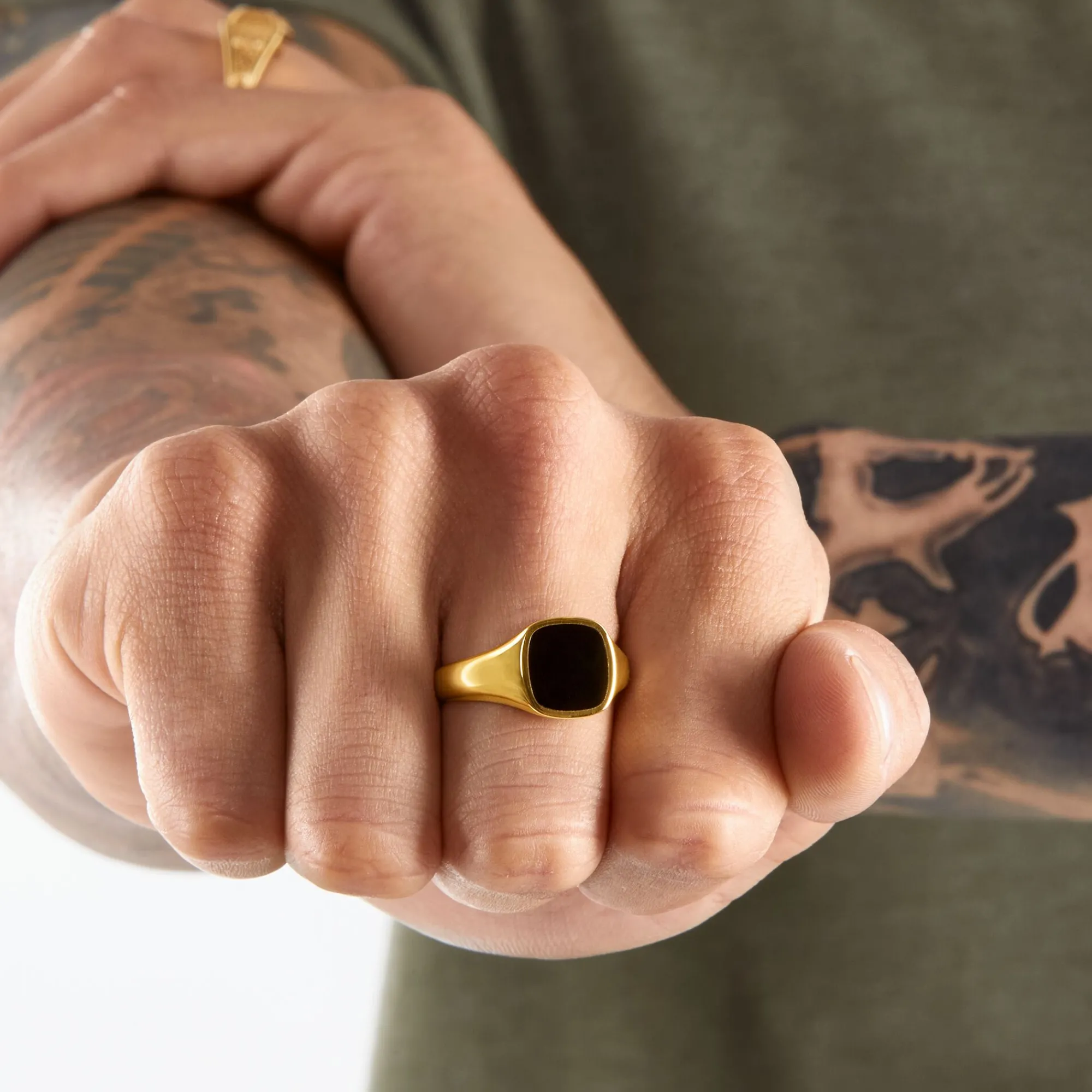 Women THOMAS SABO Rings|Rings-Ring classic black-gold