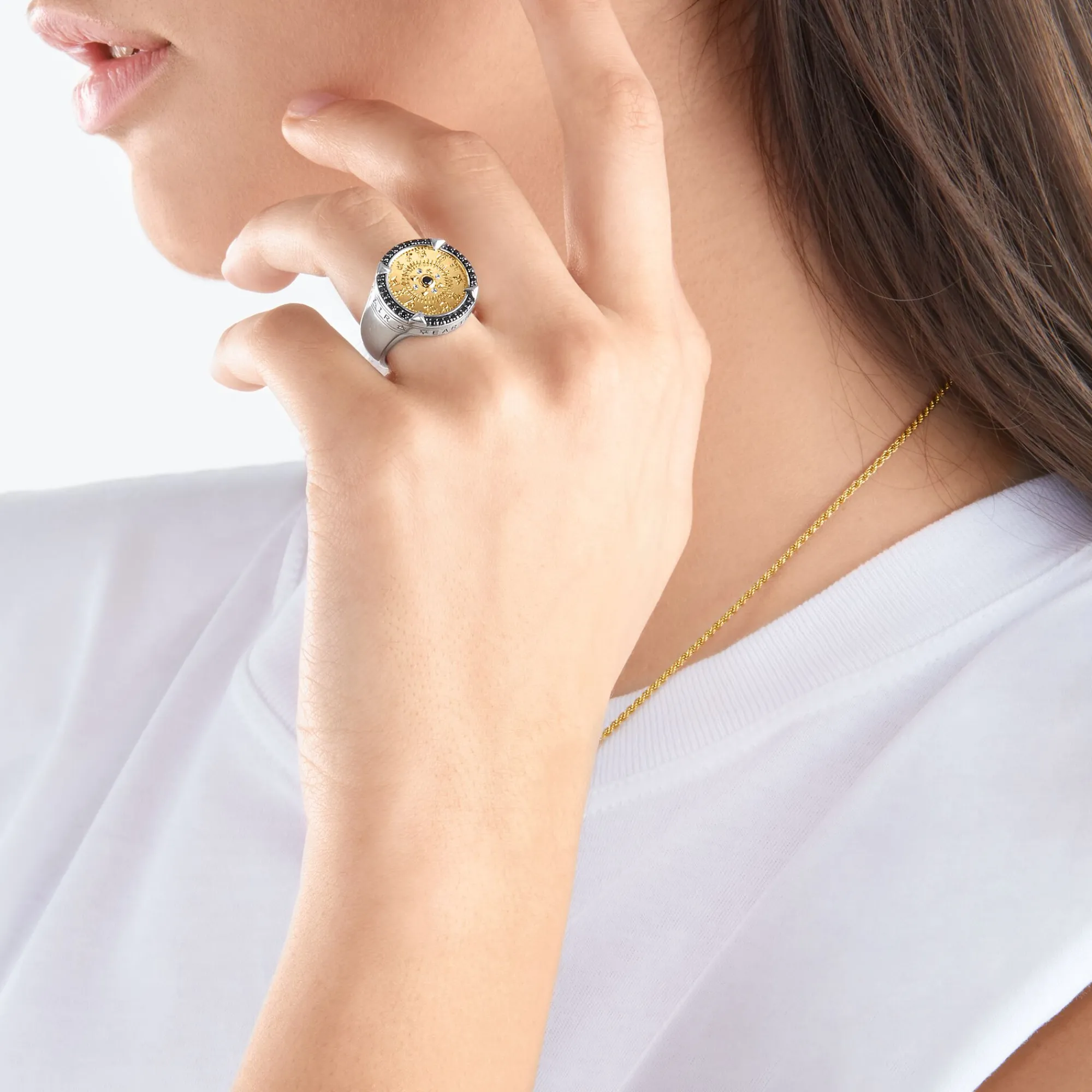 Women THOMAS SABO Rings|Rings-Ring elements of nature gold
