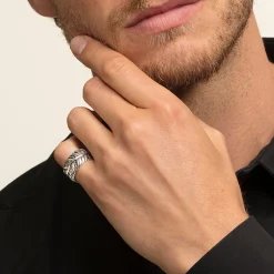 Women THOMAS SABO Rings|Rings-Ring feather pavé