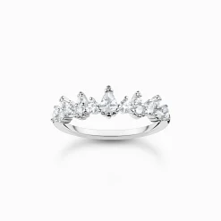 Women THOMAS SABO Rings-Ring ice crystals silver