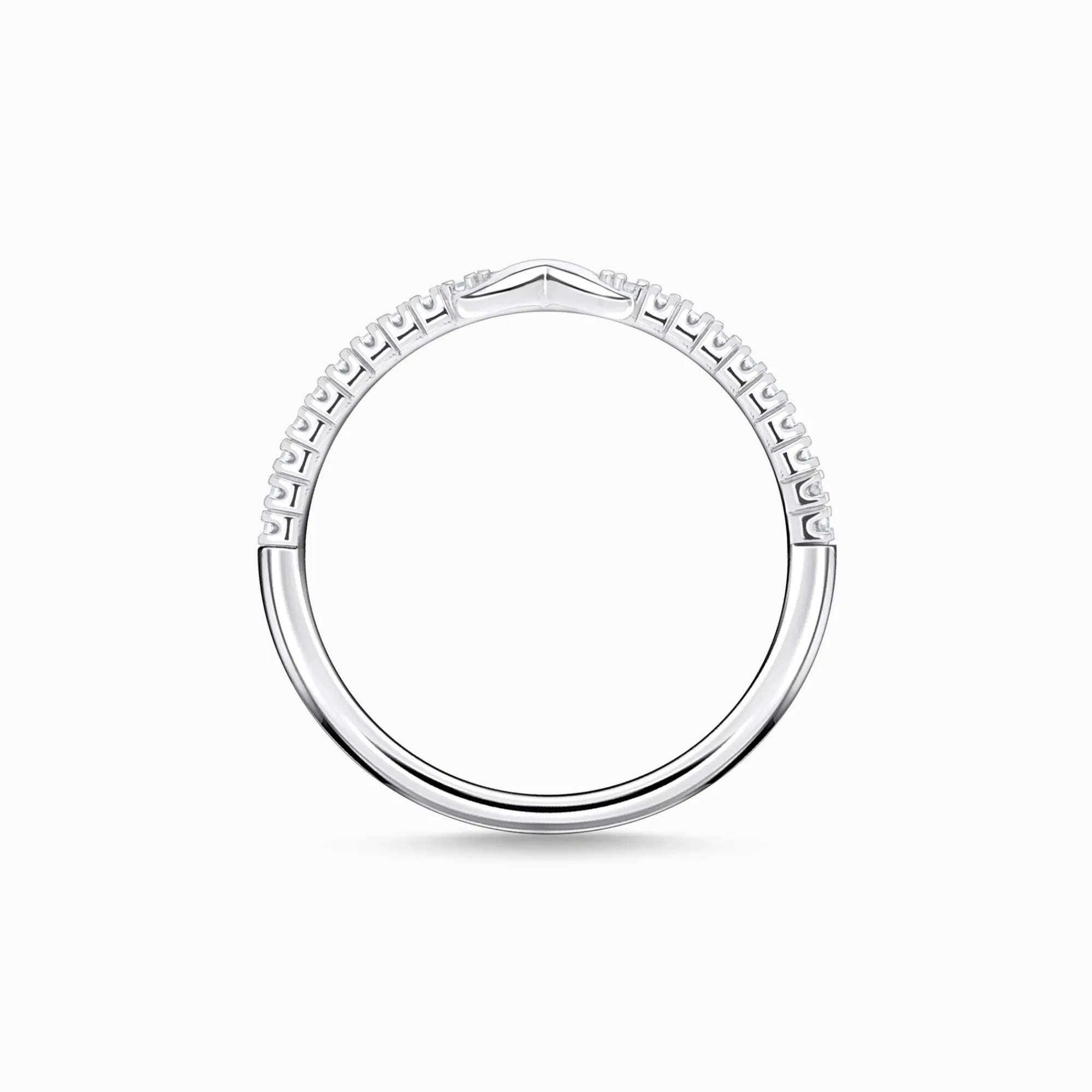 Women THOMAS SABO Rings|925 Silver-Ring infinity with white stones silver